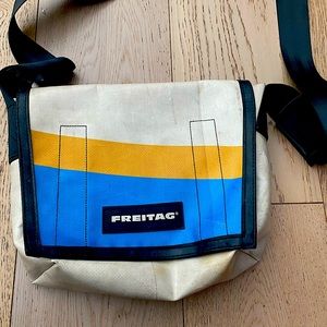Freitag messenger bag, Sustainable/made from recycled materials